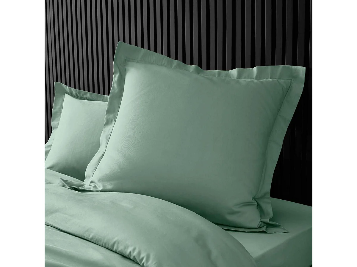 Taie d'Oreiller "Percaline" 63x63cm Tilleul