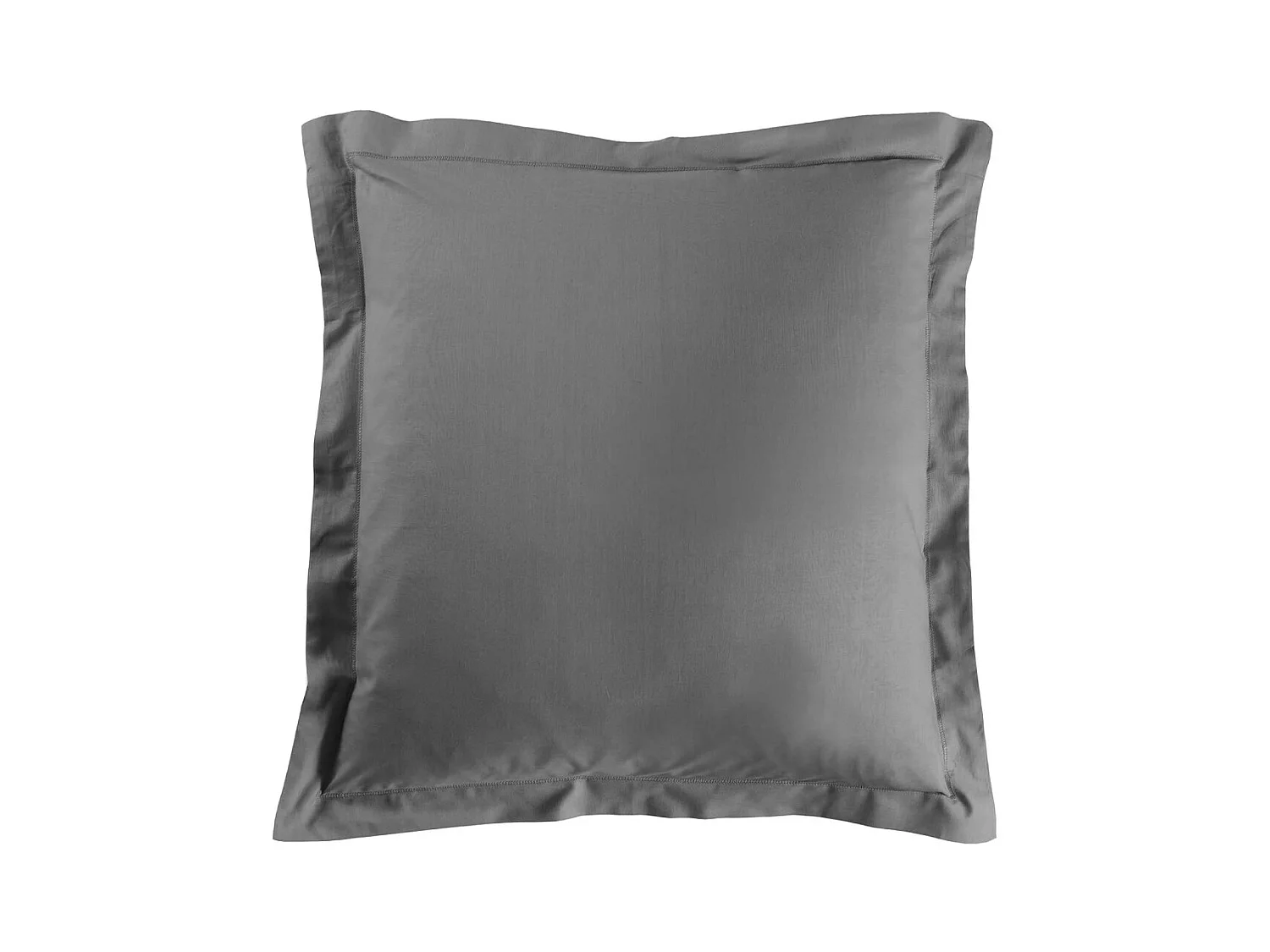 Taie d'Oreiller "Lina" 63x63cm Anthracite