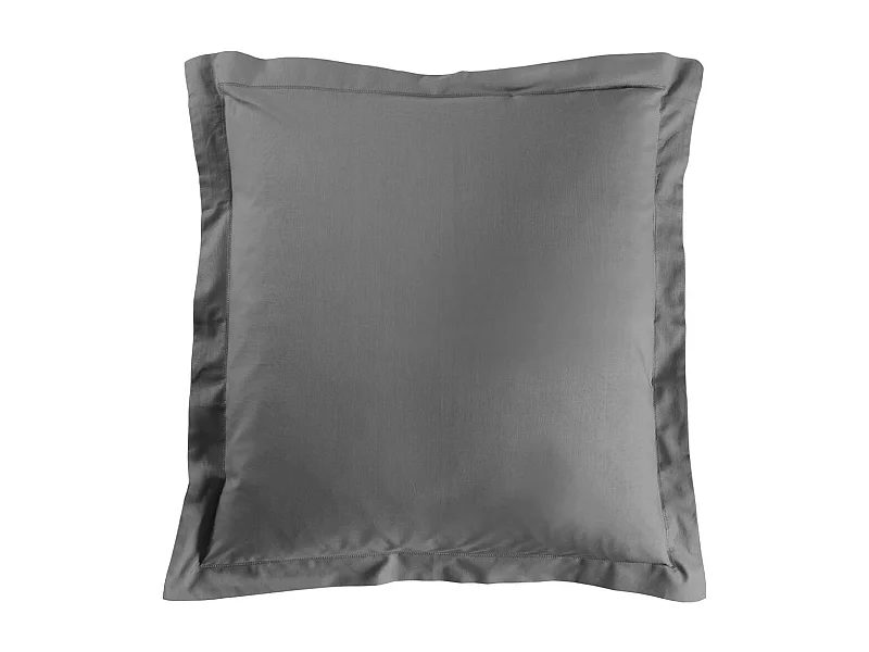 Taie d'Oreiller "Lina" 63x63cm Anthracite
