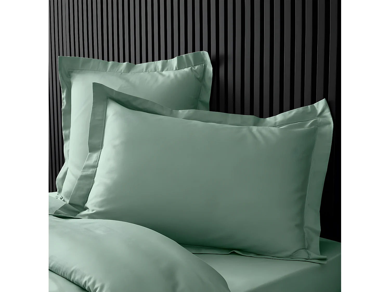 Taie d'Oreiller "Percaline" 50x70cm Tilleul