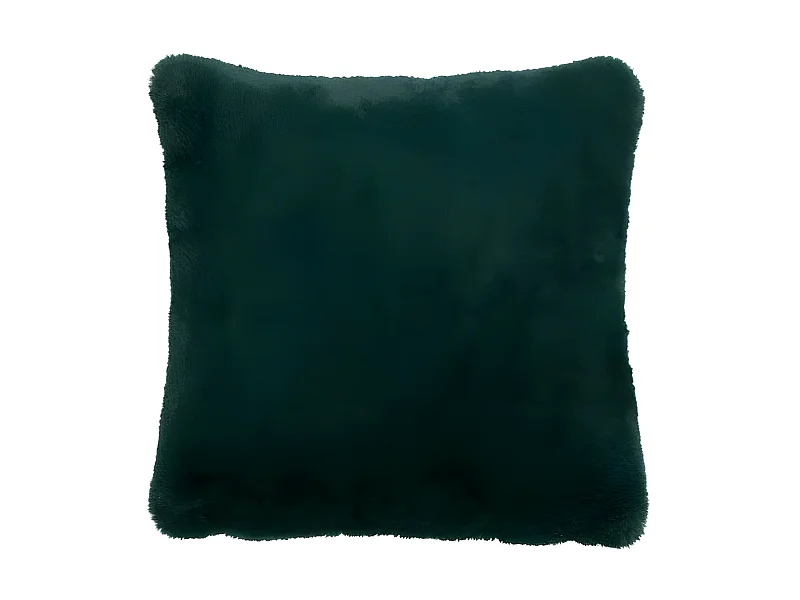 Coussin Cutie Polyester Vert Fonce - L 44 x l 41 x H 12 cm
