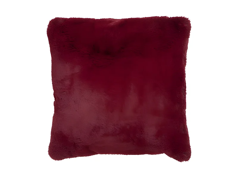 Coussin Cutie Polyester Rouge - L 44 x l 41 x H 12 cm