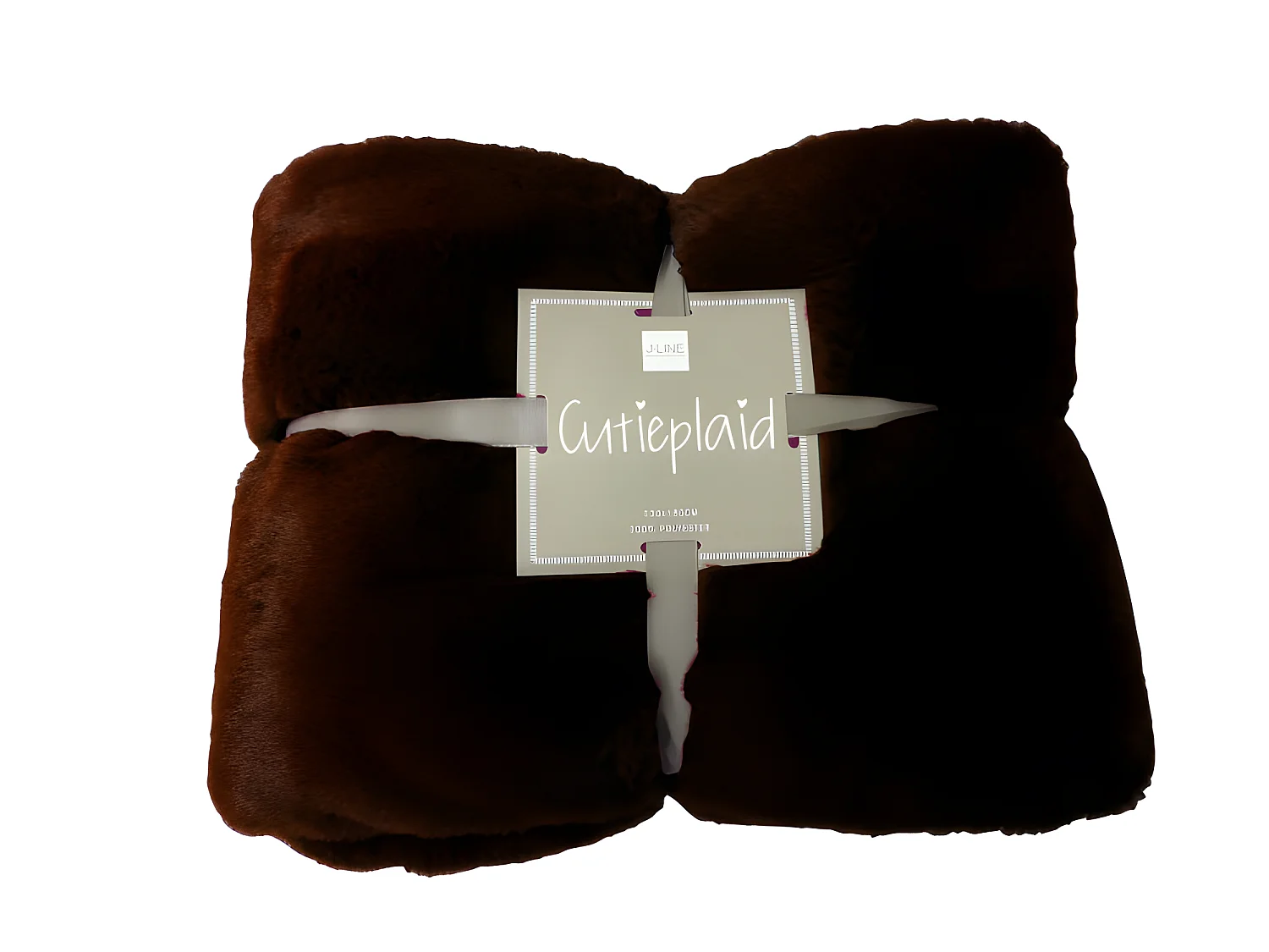 Coussin Cutie Polyester Rouge - L 44 x l 41 x H 12 cm