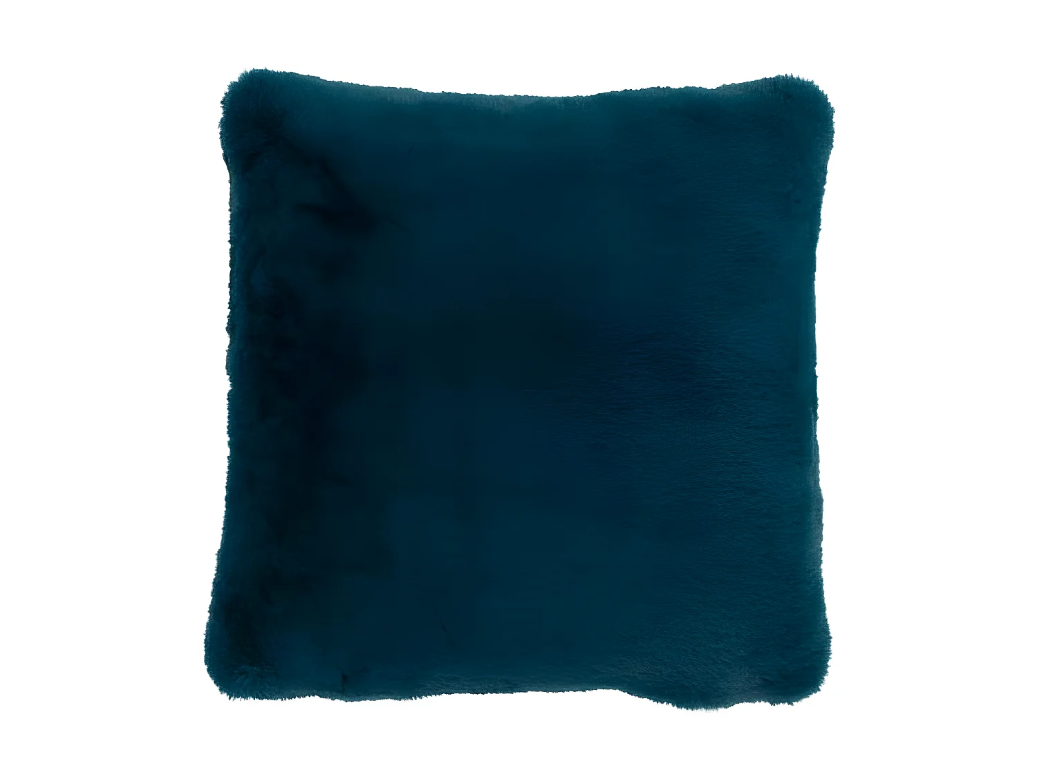 Coussin Cutie Polyester Petrole - L 44 x l 41 x H 12 cm