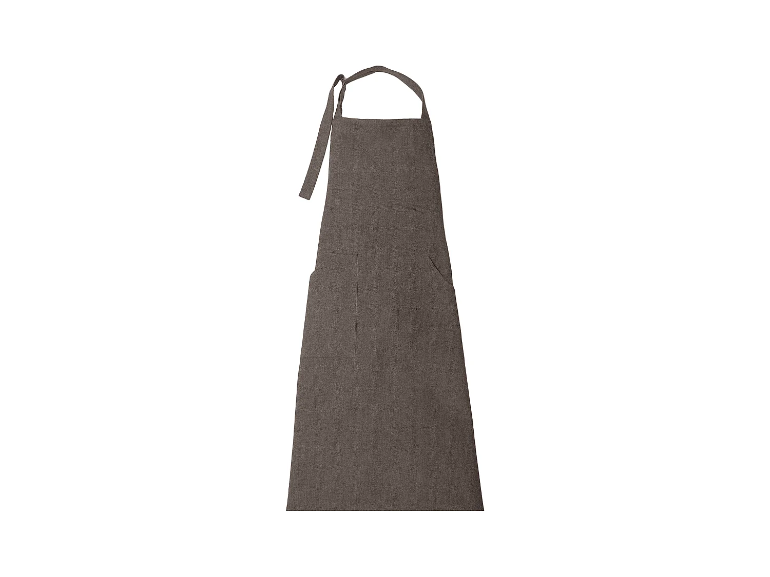 Tablier de cuisine double poche 70x90 cm HONO marron Schiste