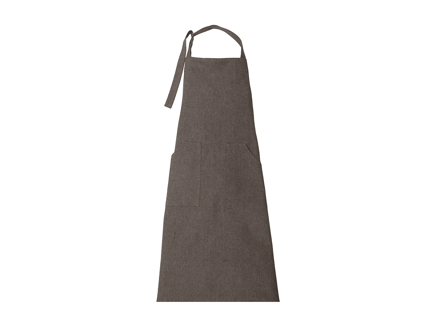 Tablier de cuisine double poche 70x90 cm HONO marron Schiste