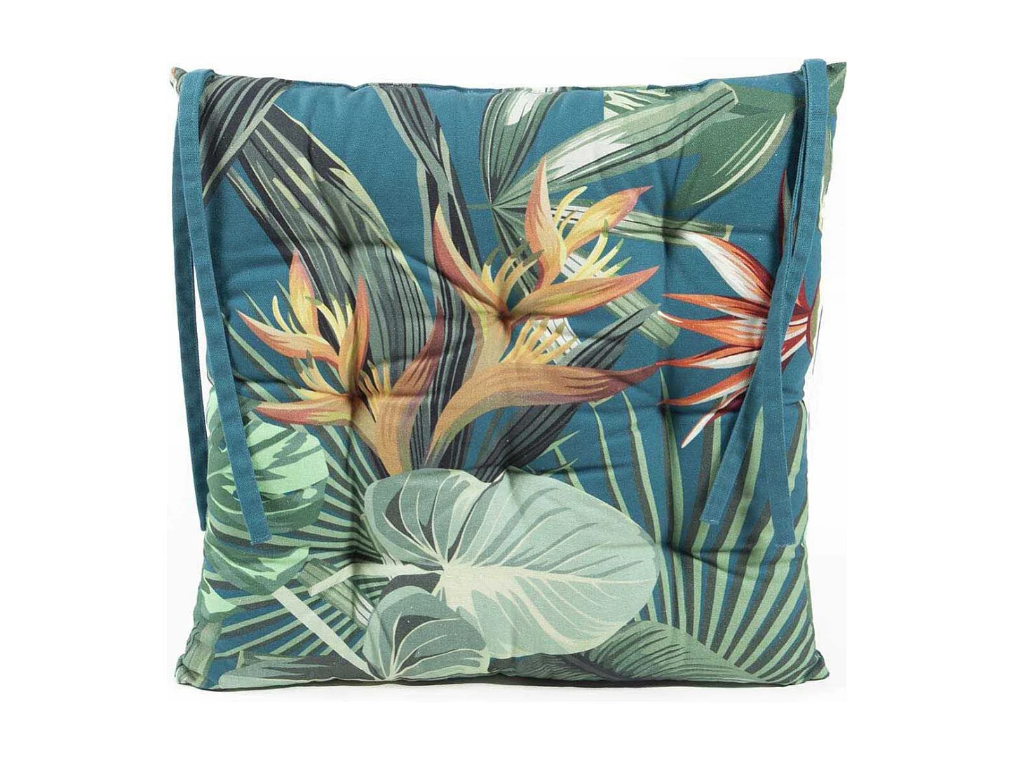 Galette de chaise en coton Silencio