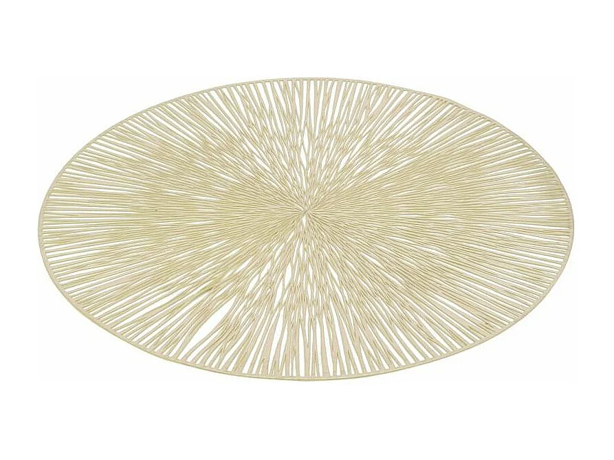 Sets de table en vinyle Fête (lot de 6) Doré 1