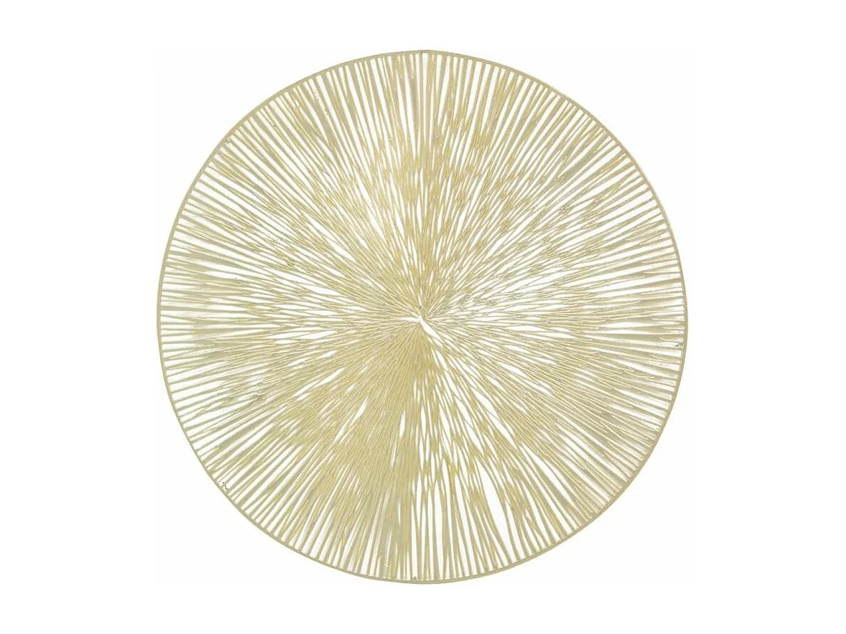 Sets de table en vinyle Fête (lot de 6) Doré 1