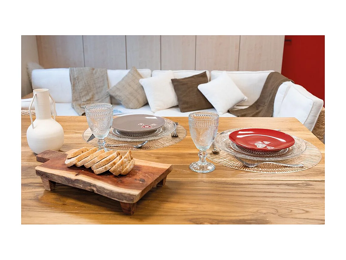 Sets de table en vinyle Fête (lot de 6) Doré 1