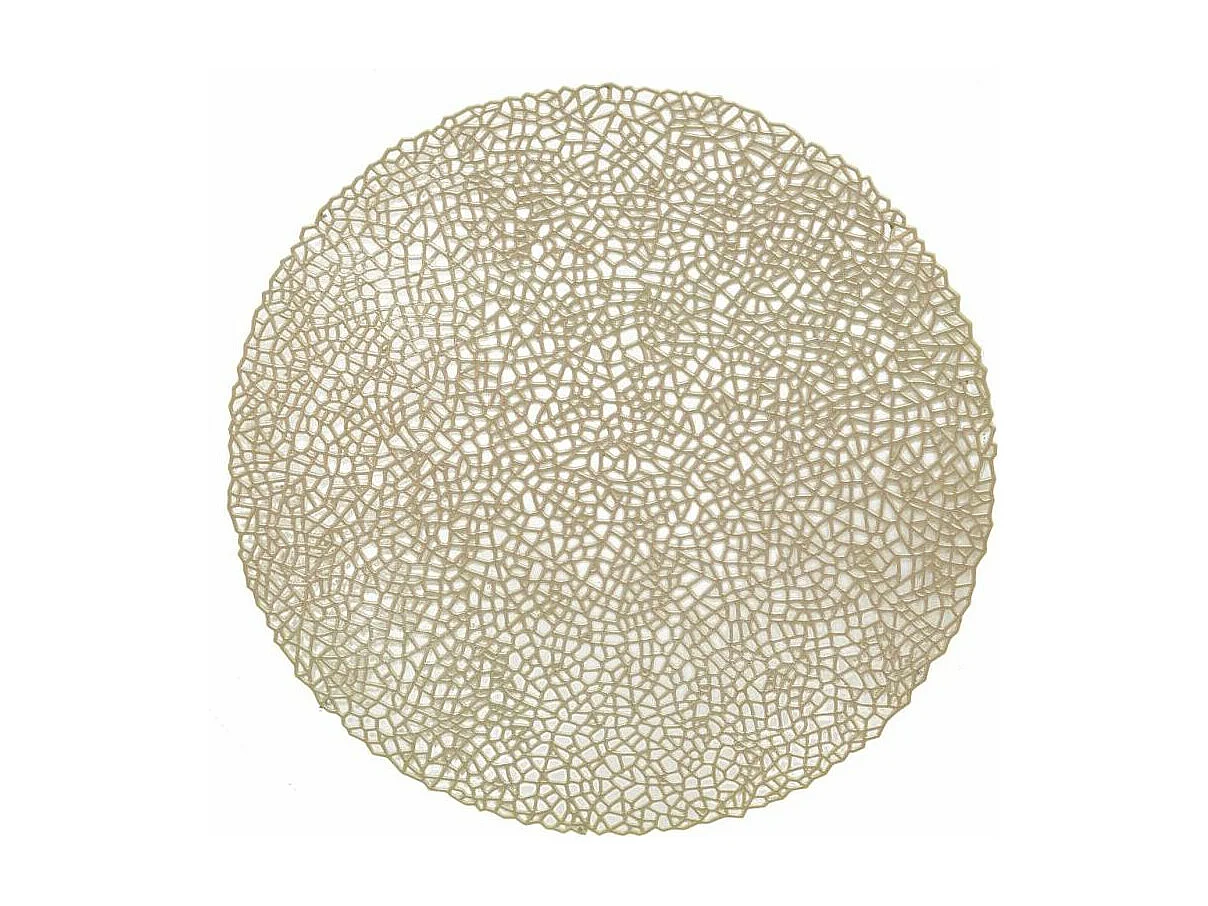 Sets de table en vinyle Fête (lot de 6) Doré 2