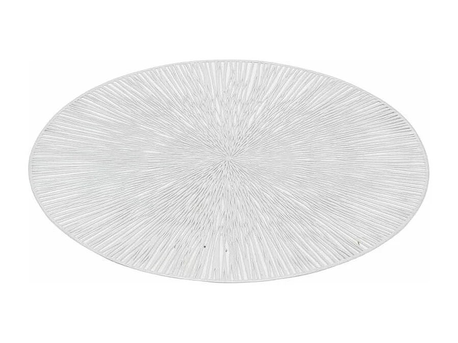 Sets de table en vinyle Fête (lot de 6) Argent