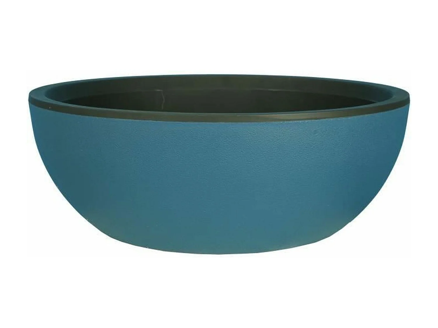 Pot en plastique rond effet granit 40 cm