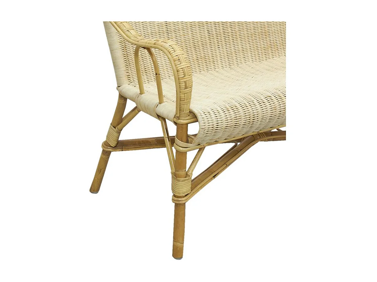 Canapé en rotin naturel