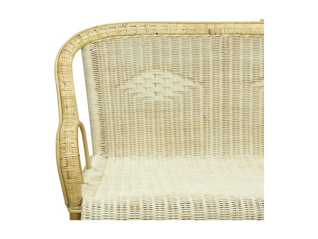 Canapé en rotin naturel