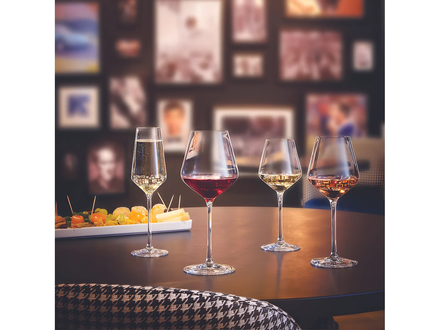 Distinction - 6 verres à pied 28 cl