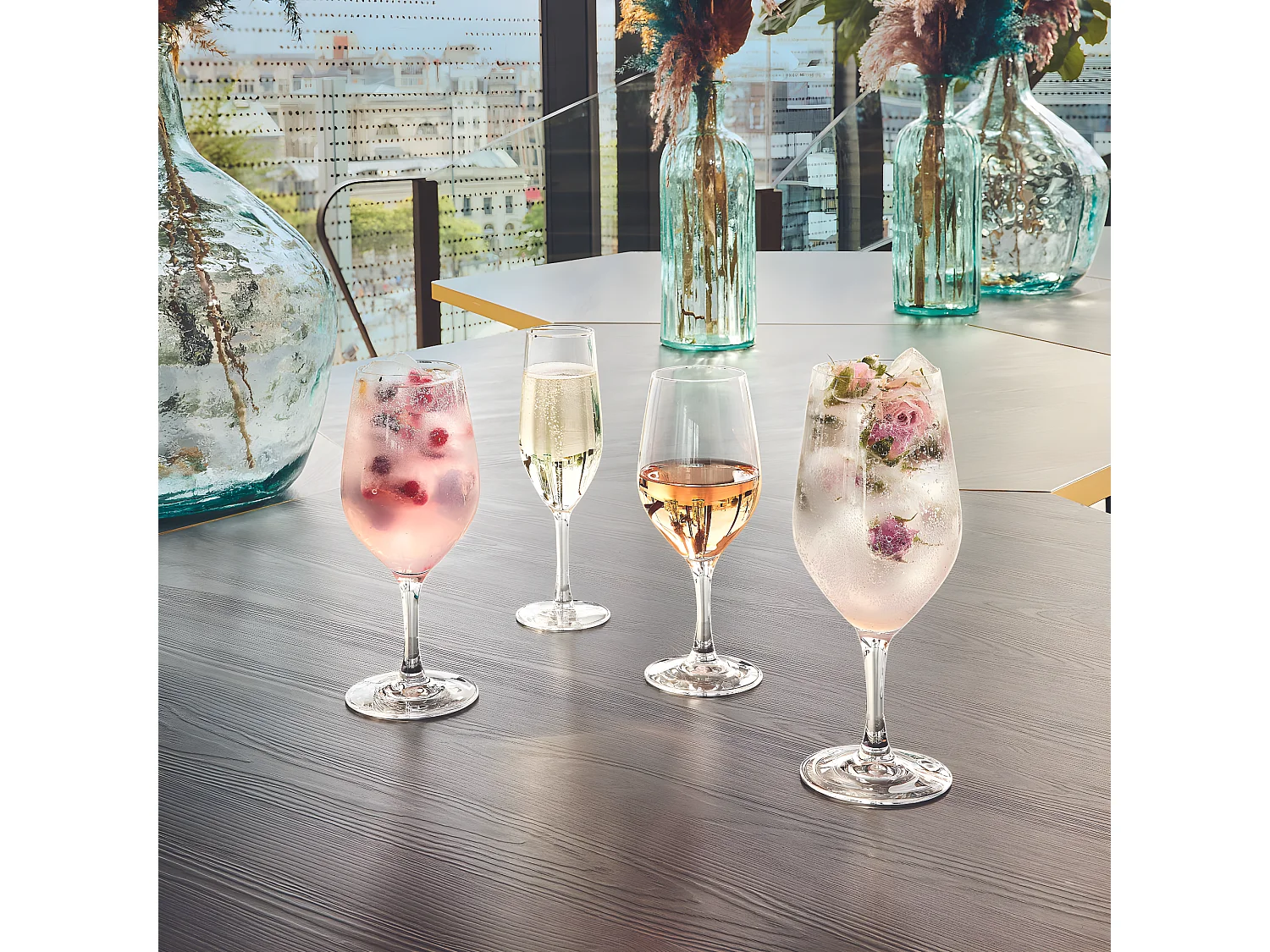 Evidence - 6 verres à pied 45 cl