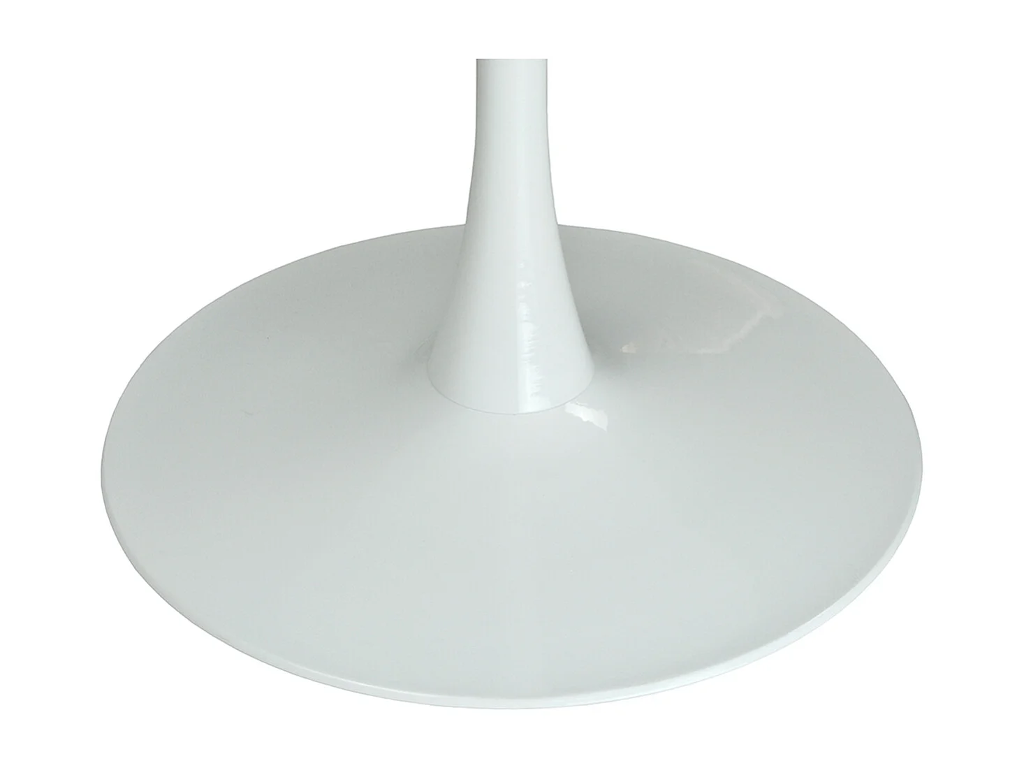 Tavolo rotondo 120 cm, tavolo da pranzo tondo bianco mod. Omar