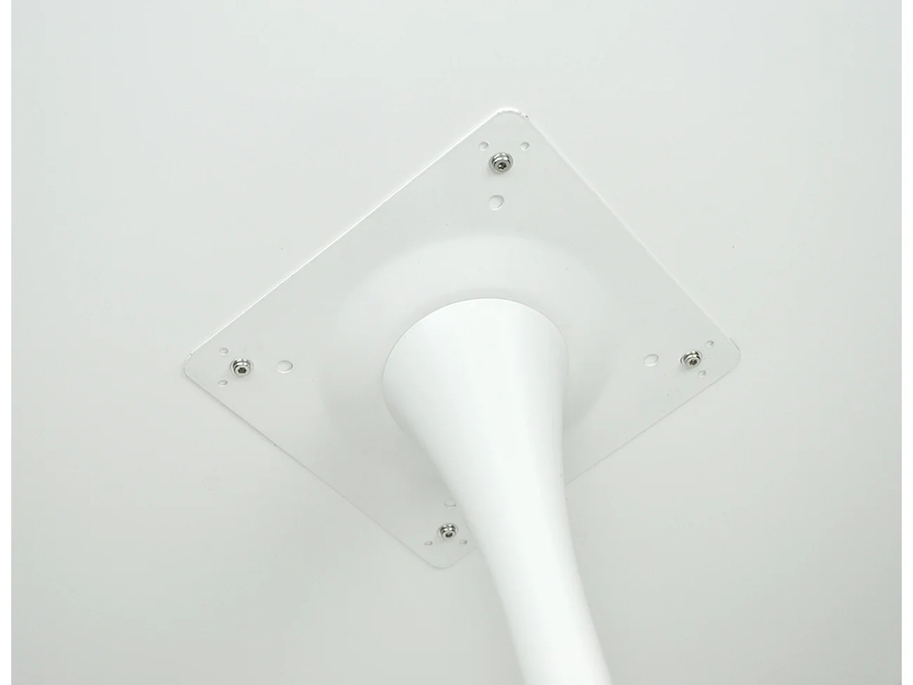 Tavolo rotondo 120 cm, tavolo da pranzo tondo bianco mod. Omar