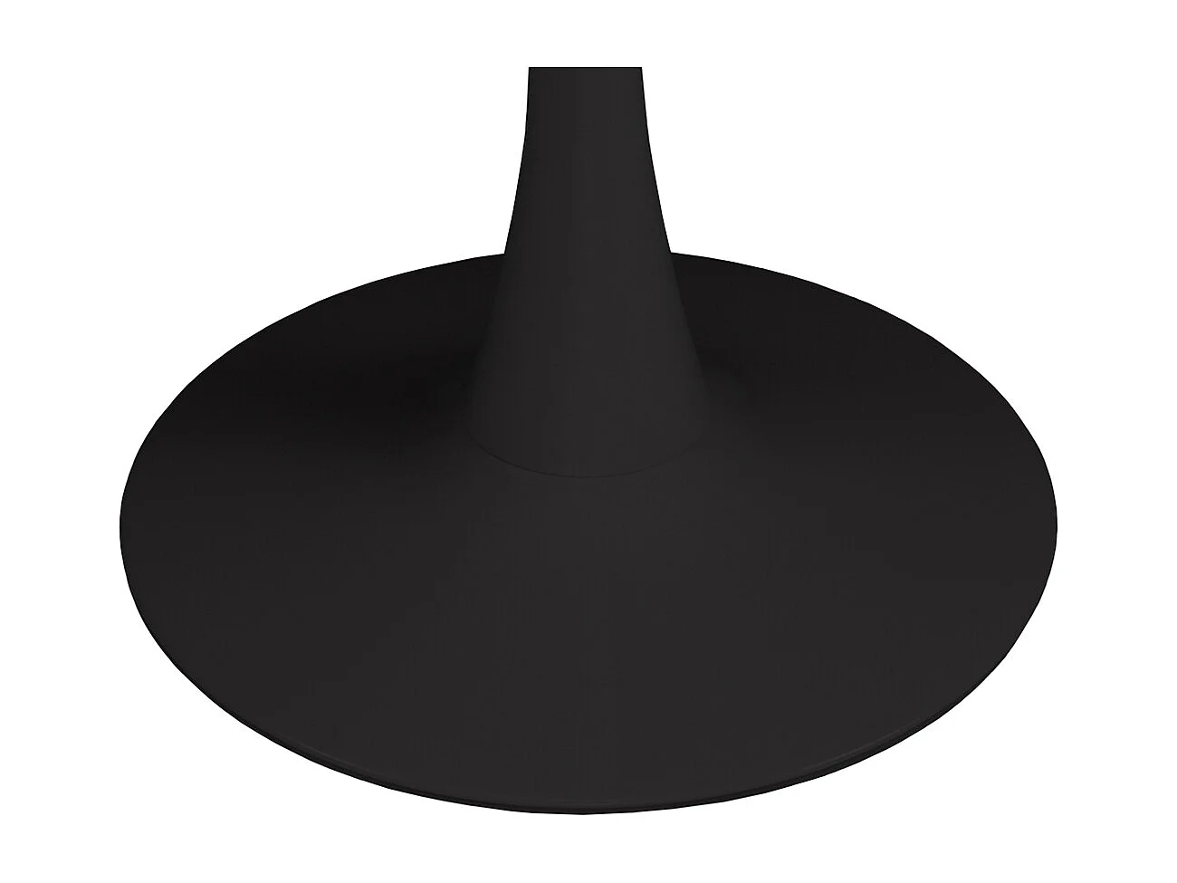 Tavolo rotondo 80 cm, tavolo da pranzo tondo nero mod. Omar