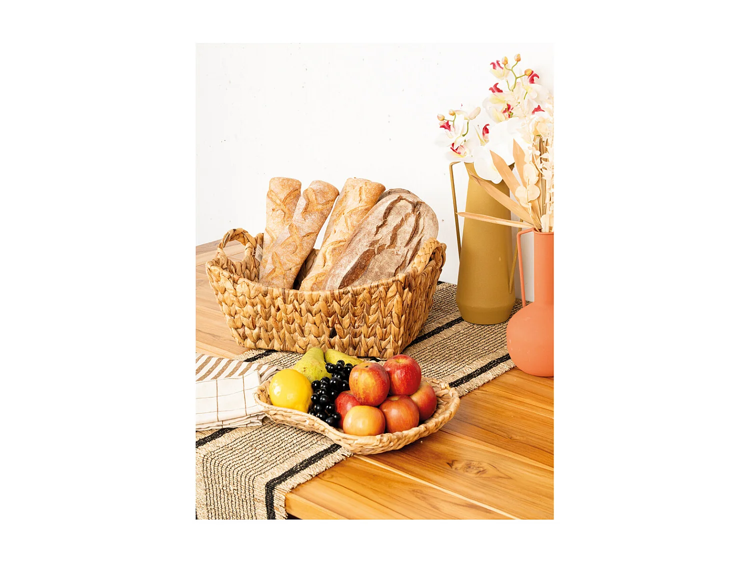 Coupe à fruits en jacinthe Pomme