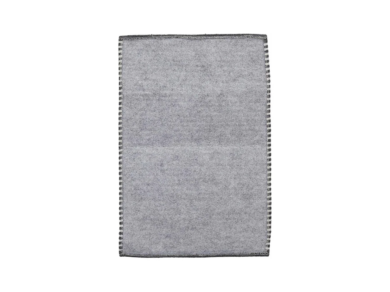 Tapis antidérapant à rayures 40 x 60 cm (Lot de 2) Gris