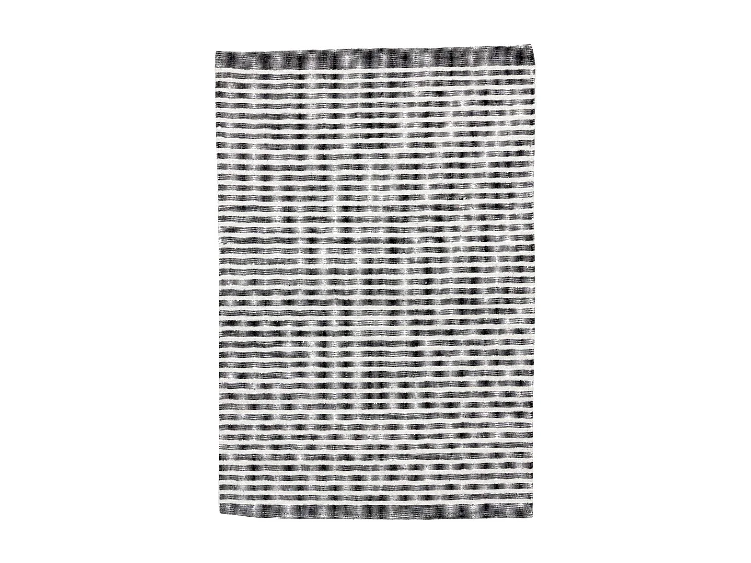 Tapis antidérapant à rayures 40 x 60 cm (Lot de 2) Gris