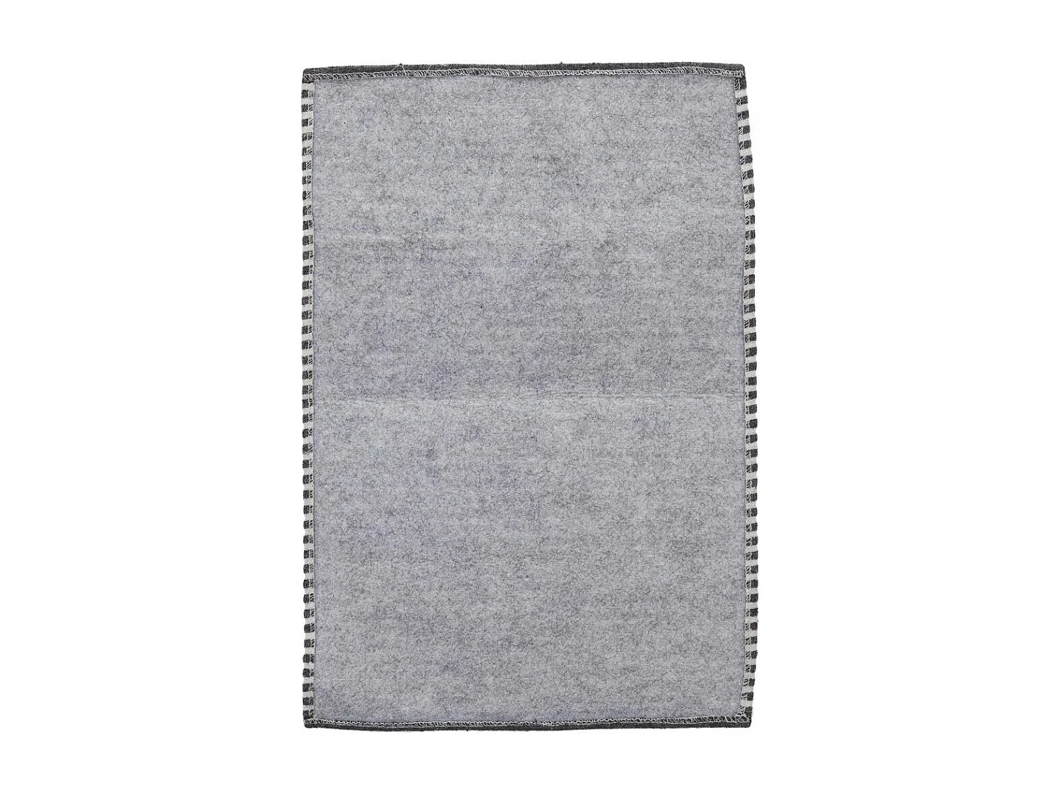 Tapis antidérapant à rayures 40 x 60 cm (Lot de 2) Gris
