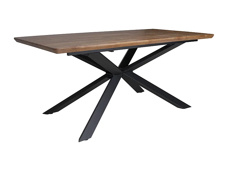 Tavolo allungabile moderno, tavolo da pranzo rettangolare mod. Ermes