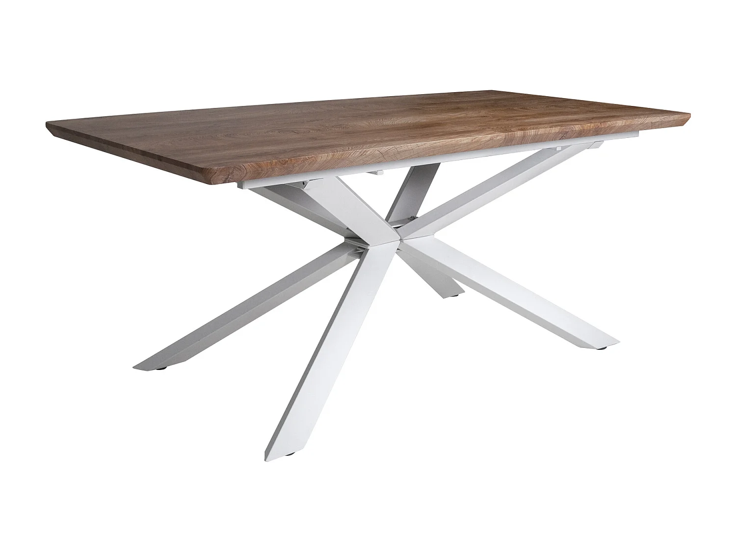 Tavolo allungabile moderno, tavolo da pranzo rettangolare mod. Ermes