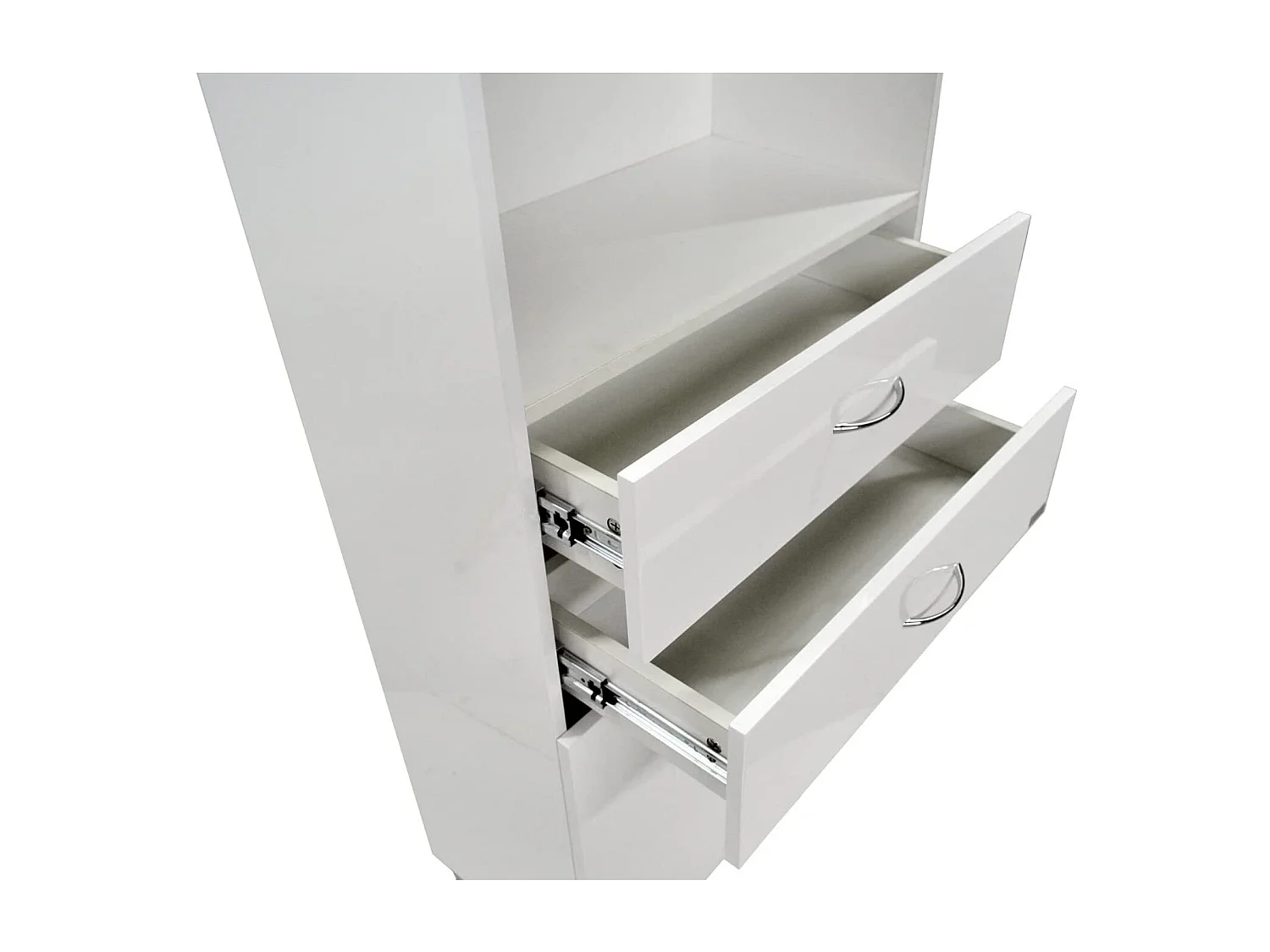 Mobile arredo bagno a 4 ante e 2 cassetti, Armadio mod. Oscar