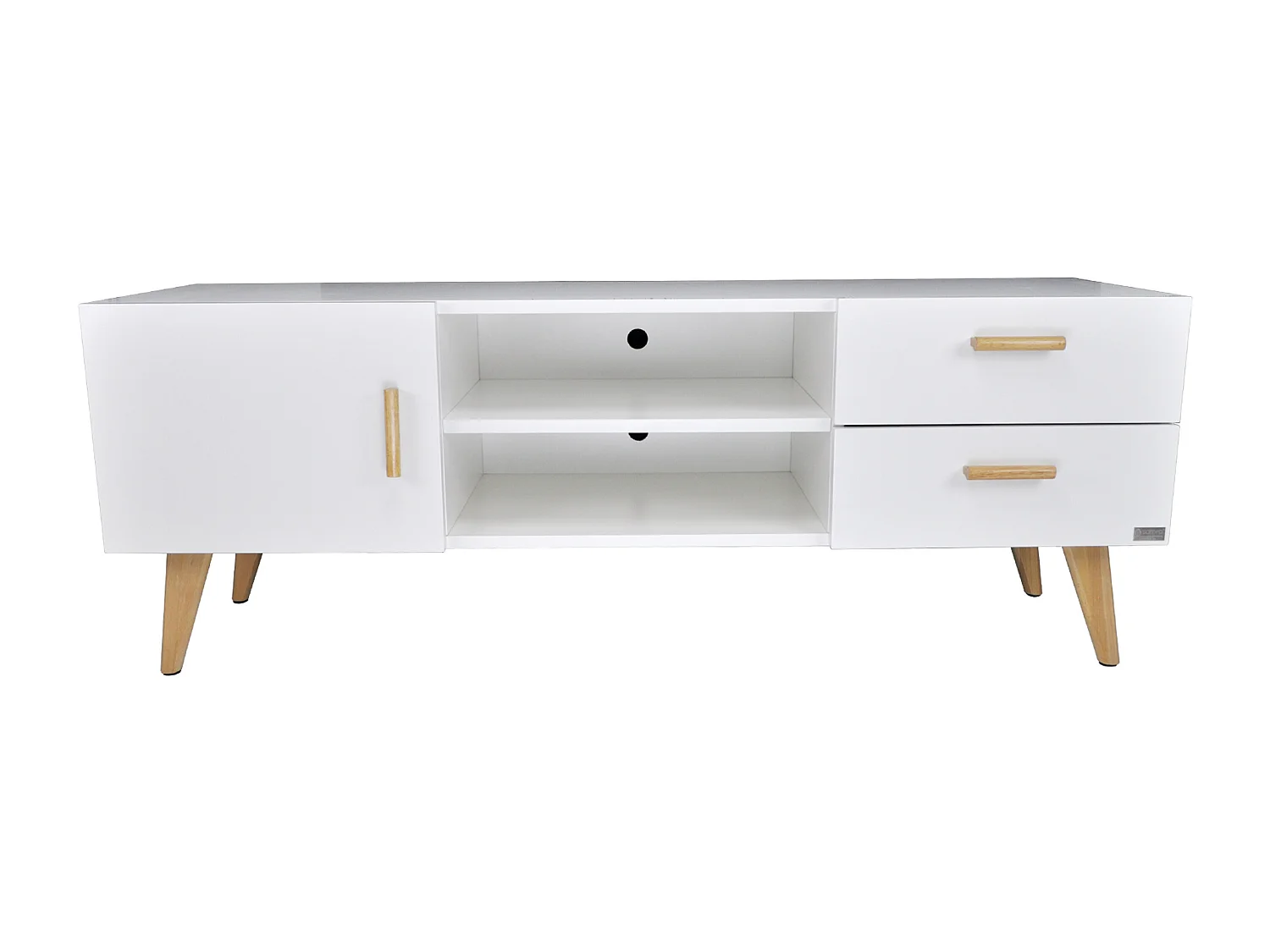 Mobile porta TV in stile nordico colore bianco