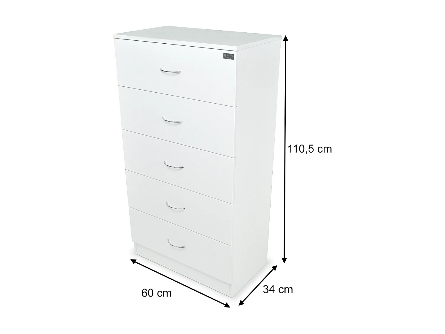 Cassettiera moderna, Mobile d’arredo settimino mod.Eros