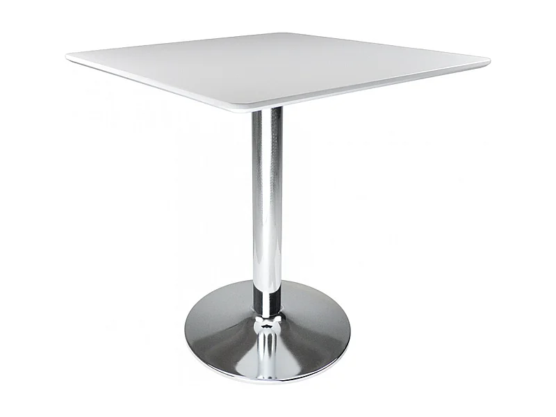 Tavolo quadrato 70×70 bianco, tavolino da bar mod. Romeo