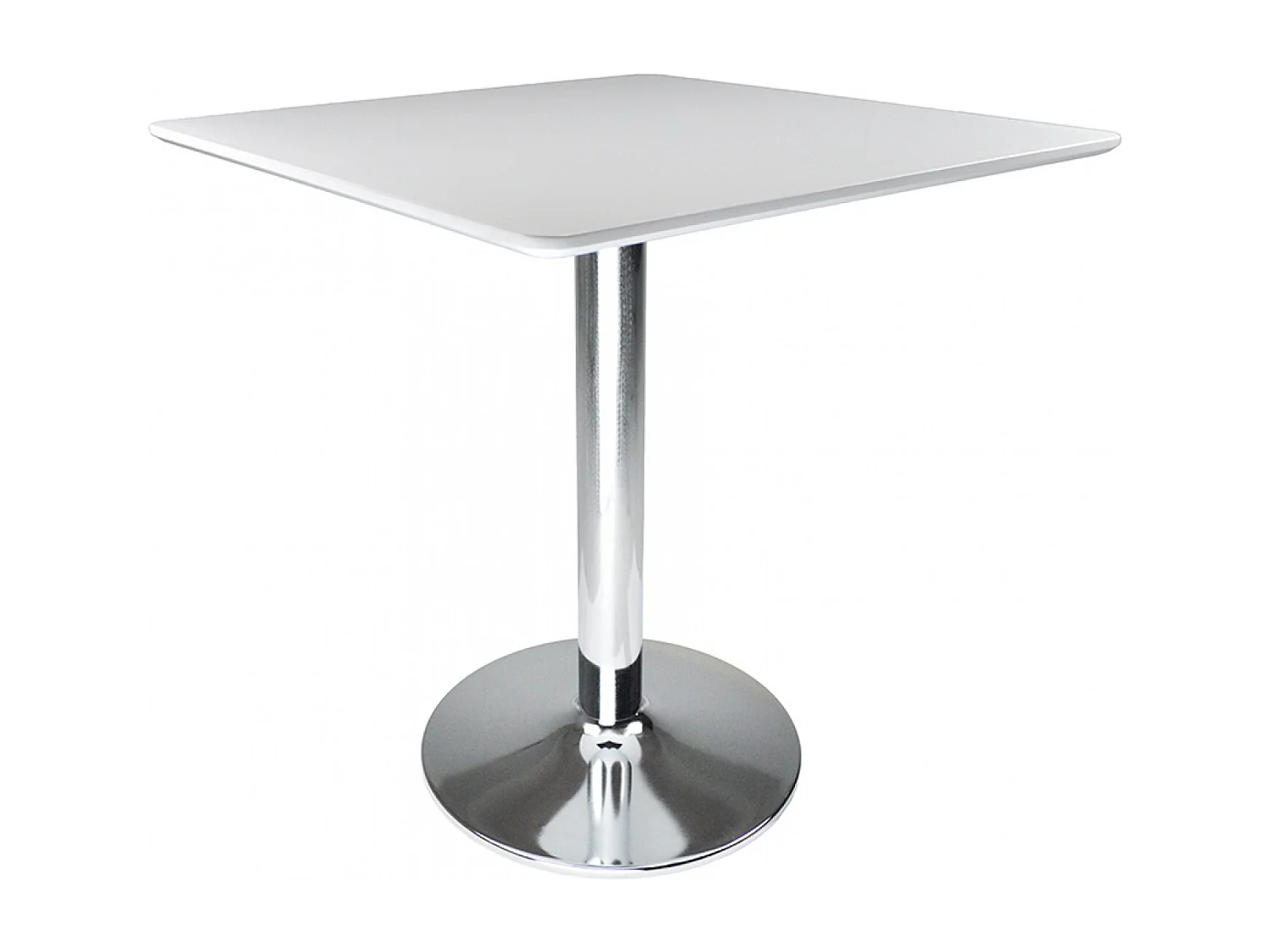 Tavolo quadrato 70×70 bianco, tavolino da bar mod. Romeo