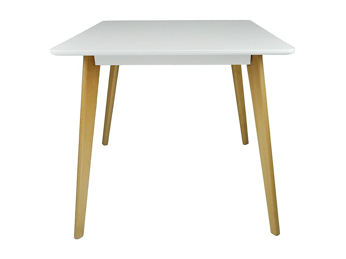 Tavolo cucina quadrato 80×80 bianco, tavolo ristorante mod. Iago