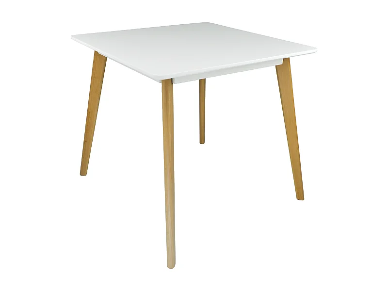 Tavolo cucina quadrato 80×80 bianco, tavolo ristorante mod. Iago