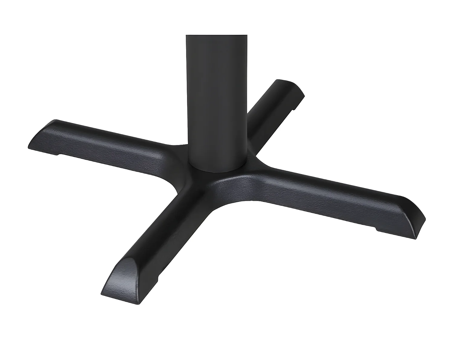 Tavolo bar quadrato 70×70 nero, tavolo da esterno mod. Kevin