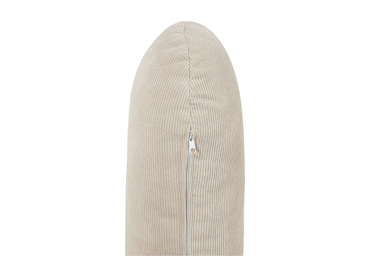Ecksofa SIMOS Cord Hellbeige 3-Sitzer linksseitig