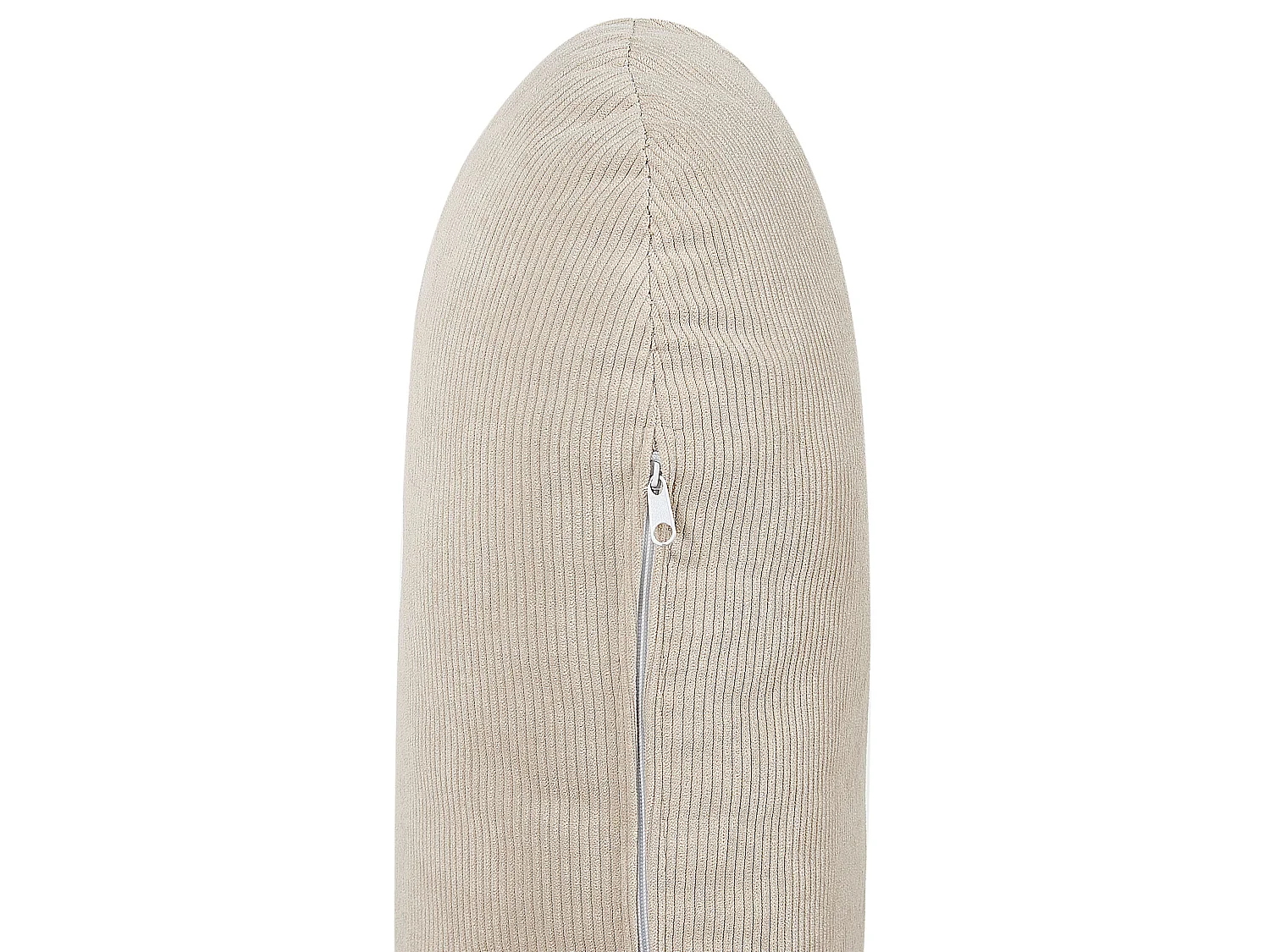 Ecksofa SIMOS Cord Hellbeige 3-Sitzer linksseitig