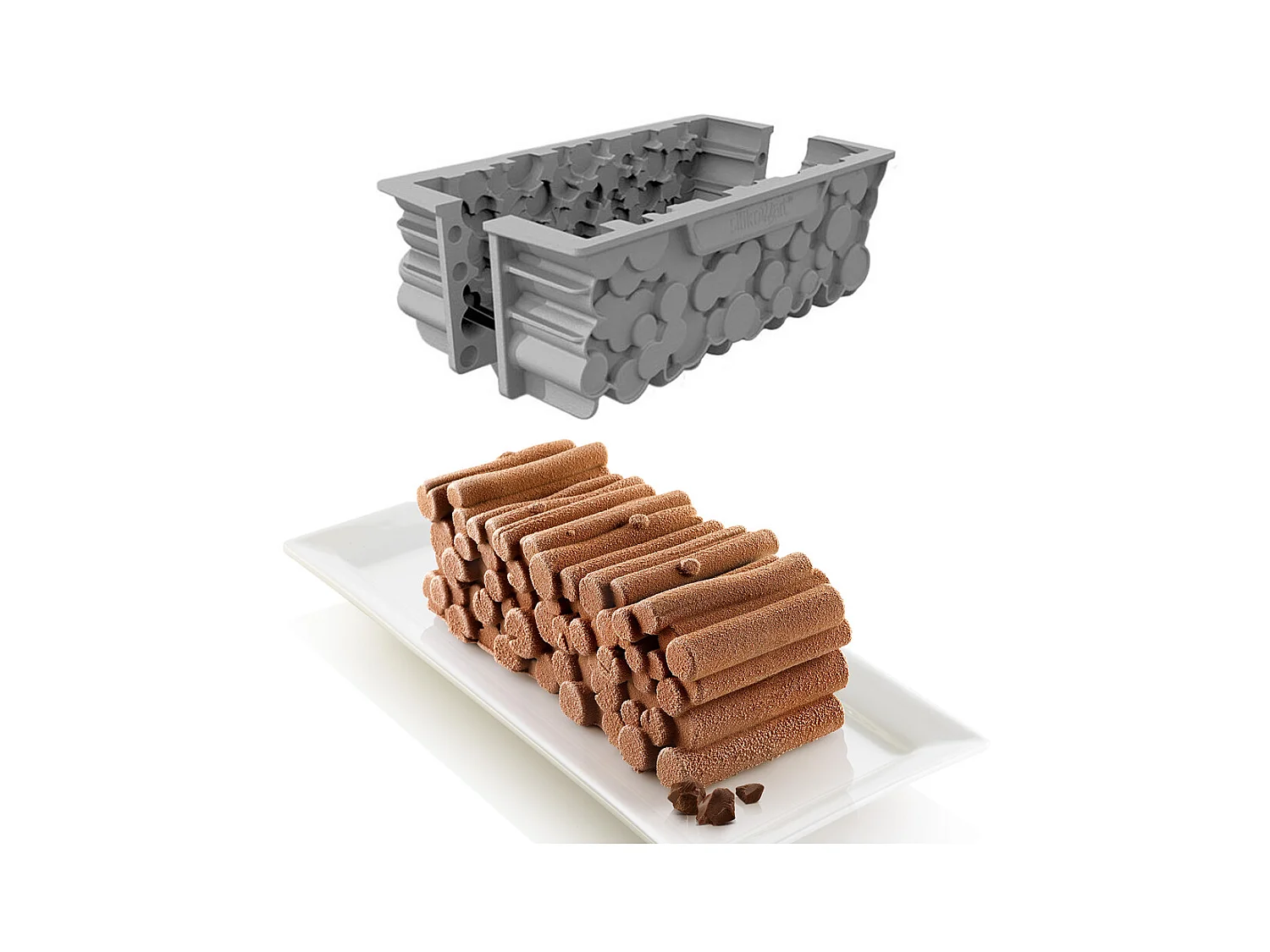 Kit bûche forêt 24x10 cm