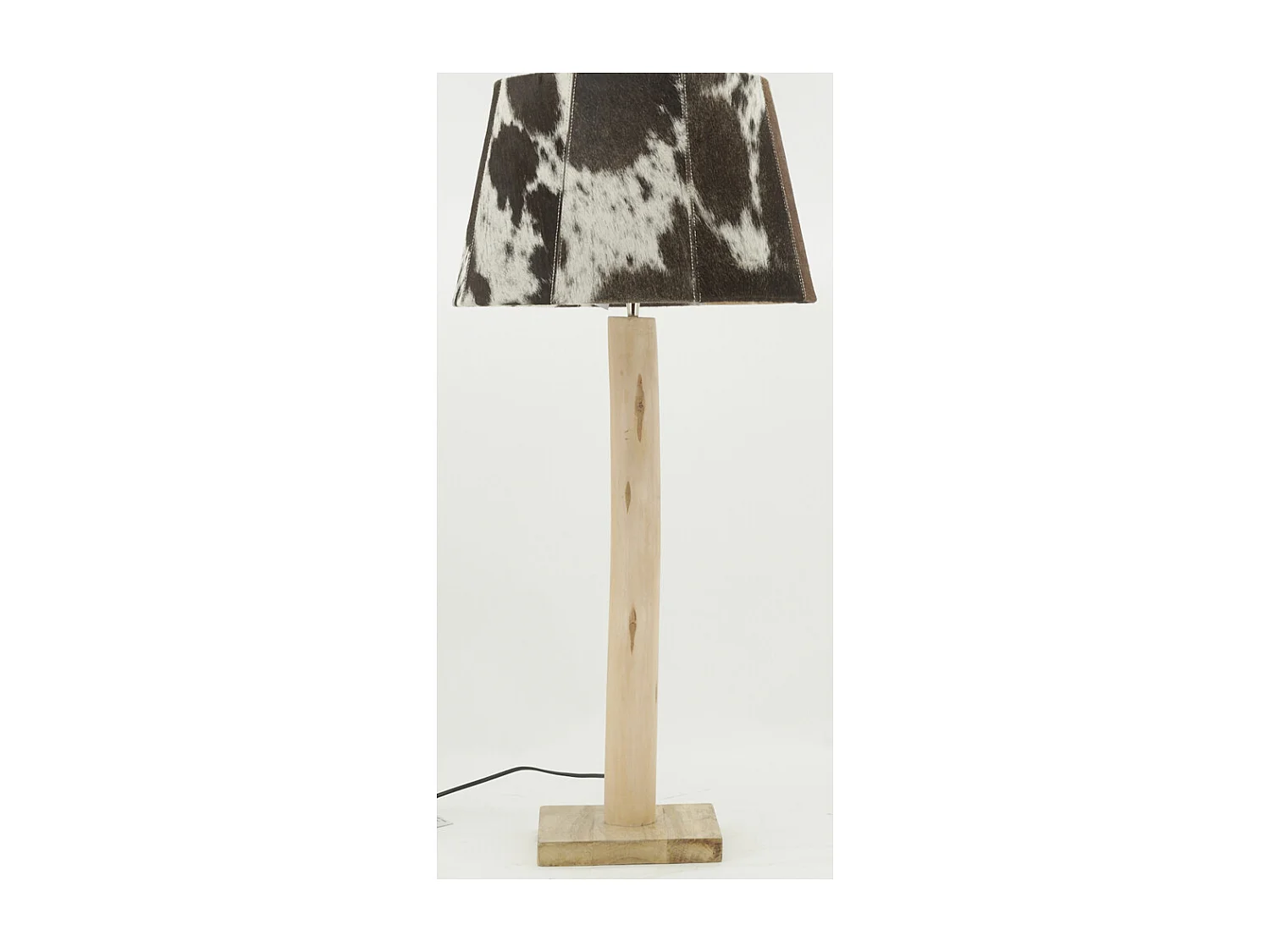 Pied de lampe en bois d'eucalyptus Grand modèle
