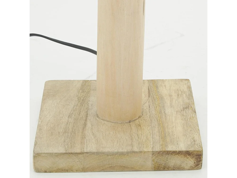 Pied de lampe en bois d'eucalyptus Grand modèle
