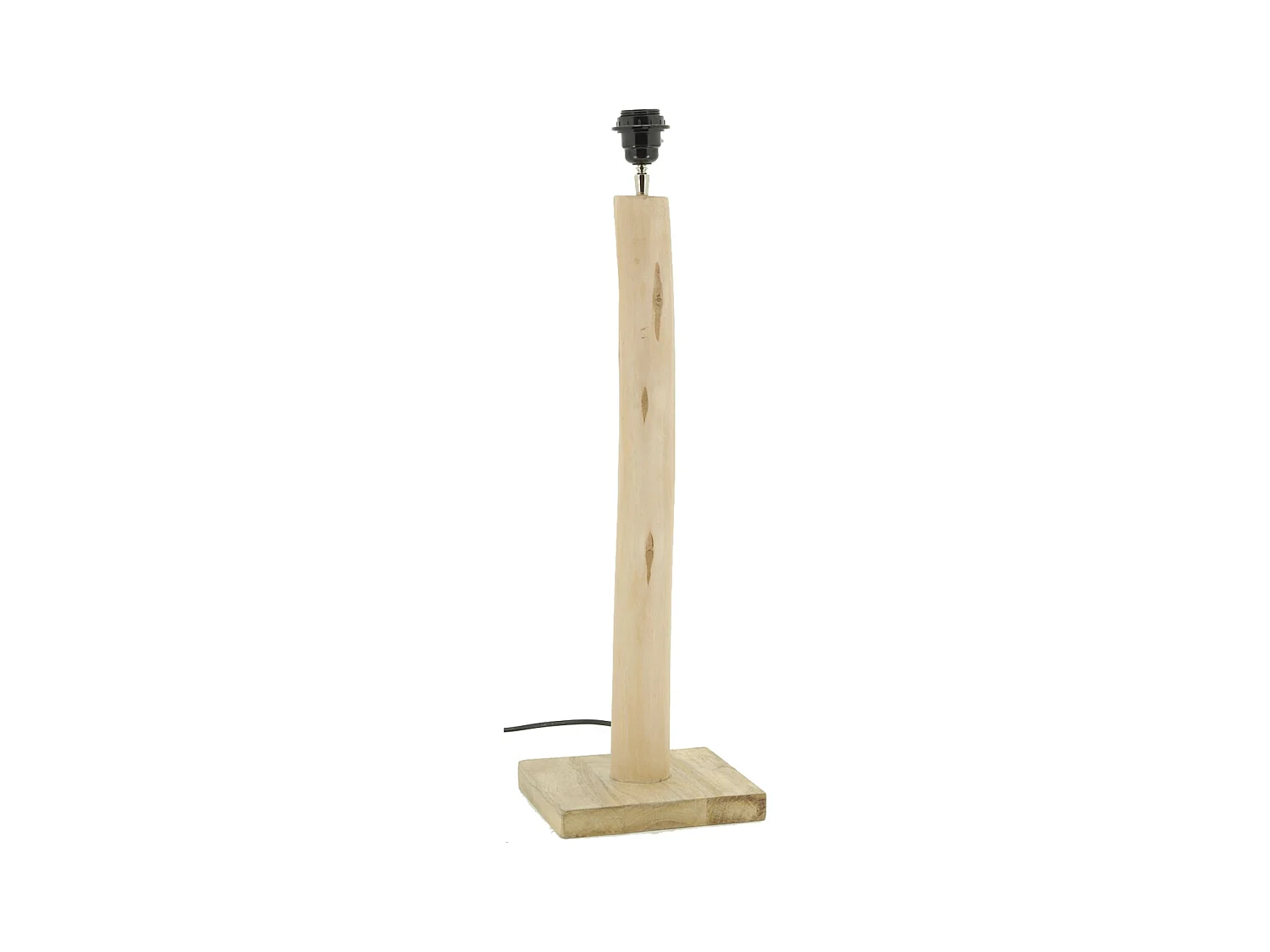 Pied de lampe en bois d'eucalyptus Grand modèle