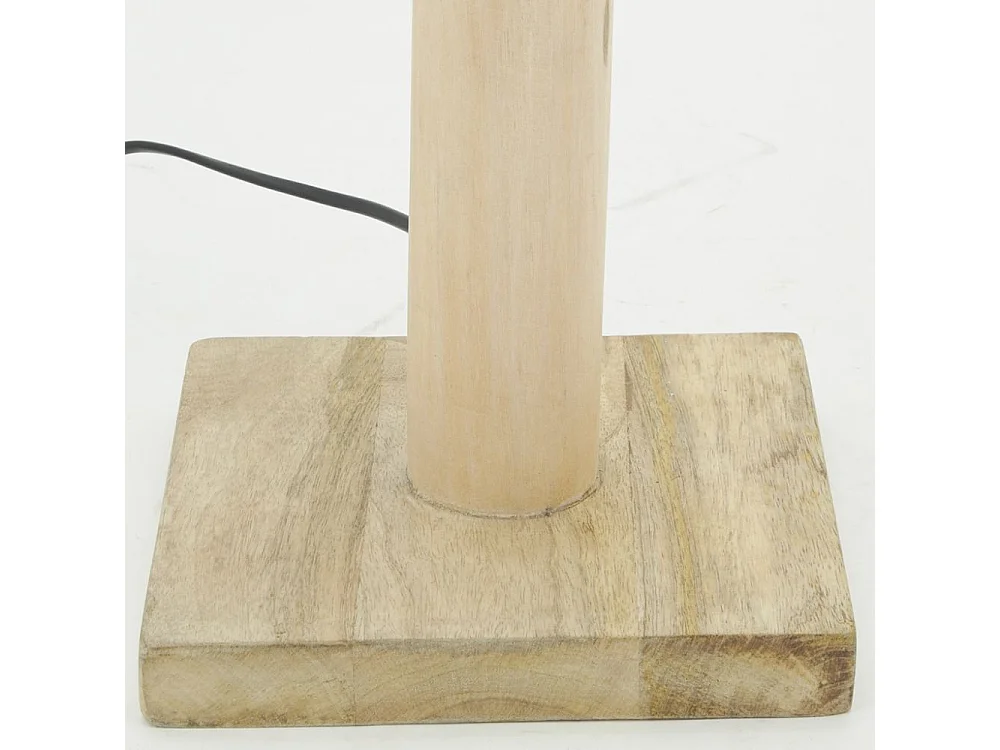 Pied de lampe en bois d'eucalyptus Grand modèle