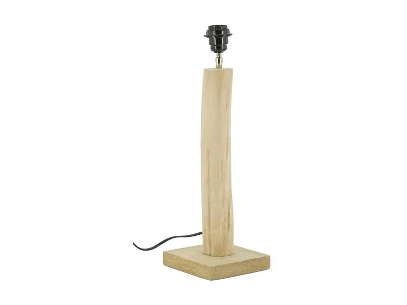 Pied de lampe en bois d'eucalyptus Petit modèle