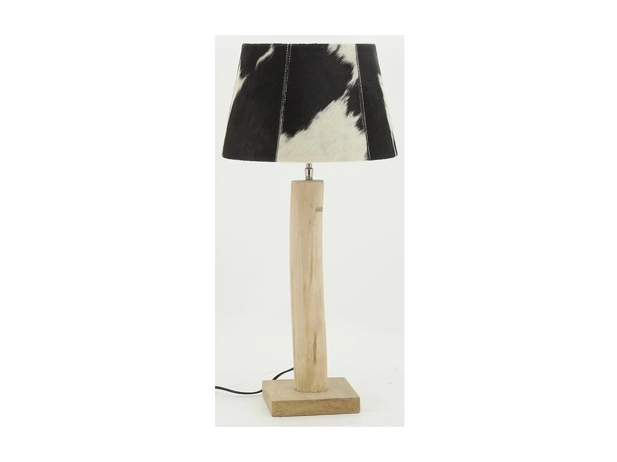 Pied de lampe en bois d'eucalyptus Petit modèle