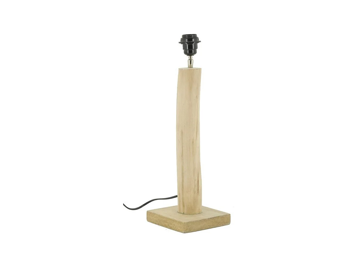 Pied de lampe en bois d'eucalyptus Petit modèle