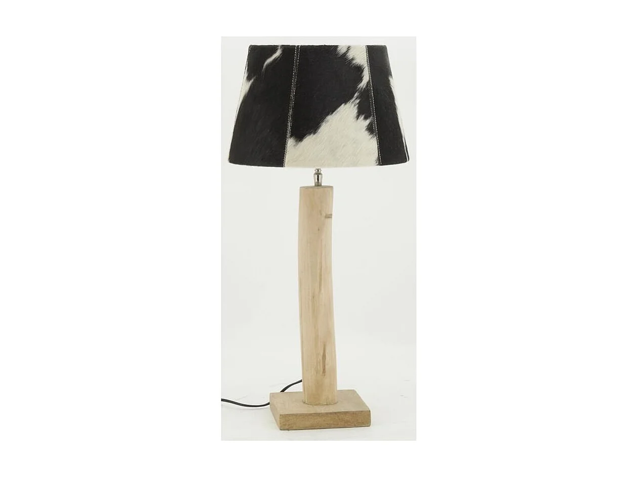 Pied de lampe en bois d'eucalyptus Petit modèle
