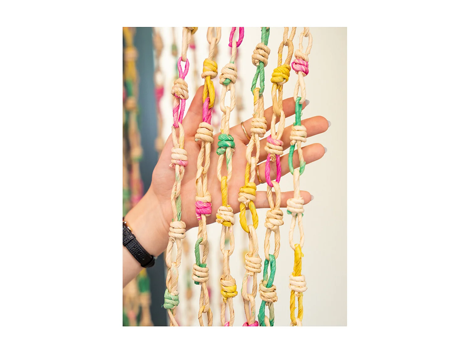 Rideau de porte coloré Maïs multicolore